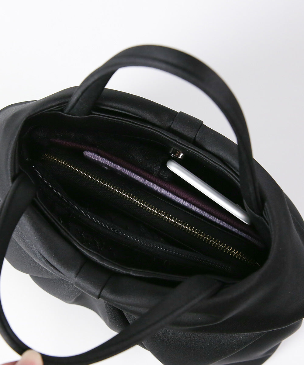 【予約 11月下旬発送】両面リボン付きソフトトートバッグ