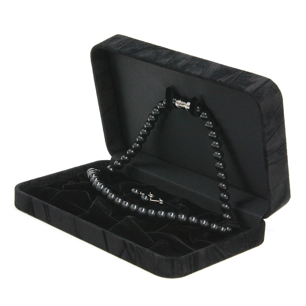 天然8mmジェット ネックレス&イヤリング(ピアス) 2点セット 岩佐オフィシャルショップ<フォーマルバッグ・和装バッグ・草履>【公式サイト】