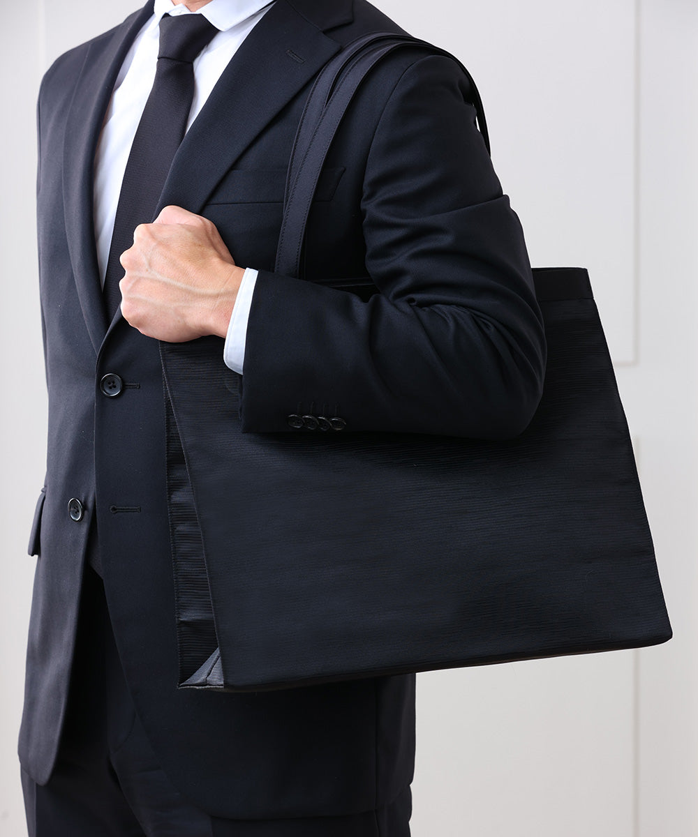 【B4対応】 変わりグログラン大型サブバッグ