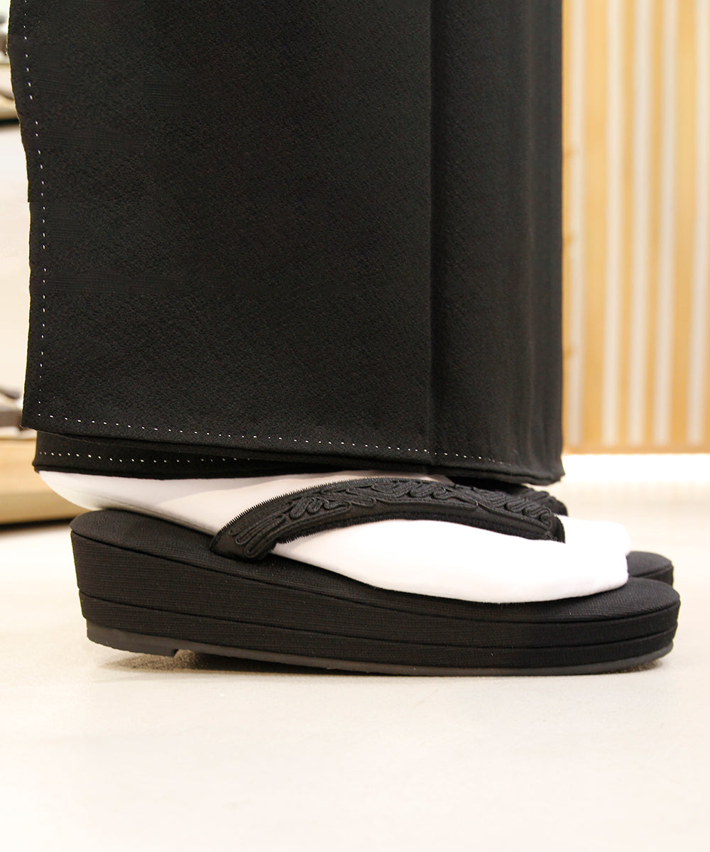 Zori | Cord embroidered sandals | Sunao model