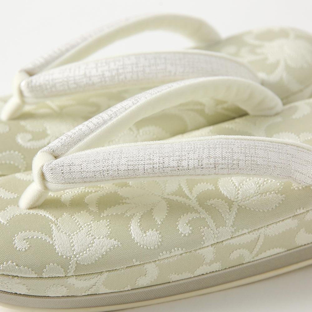 Zori sandals|Flower arabesque