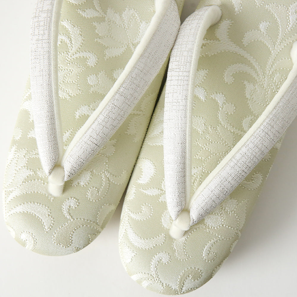 Zori sandals|Flower arabesque