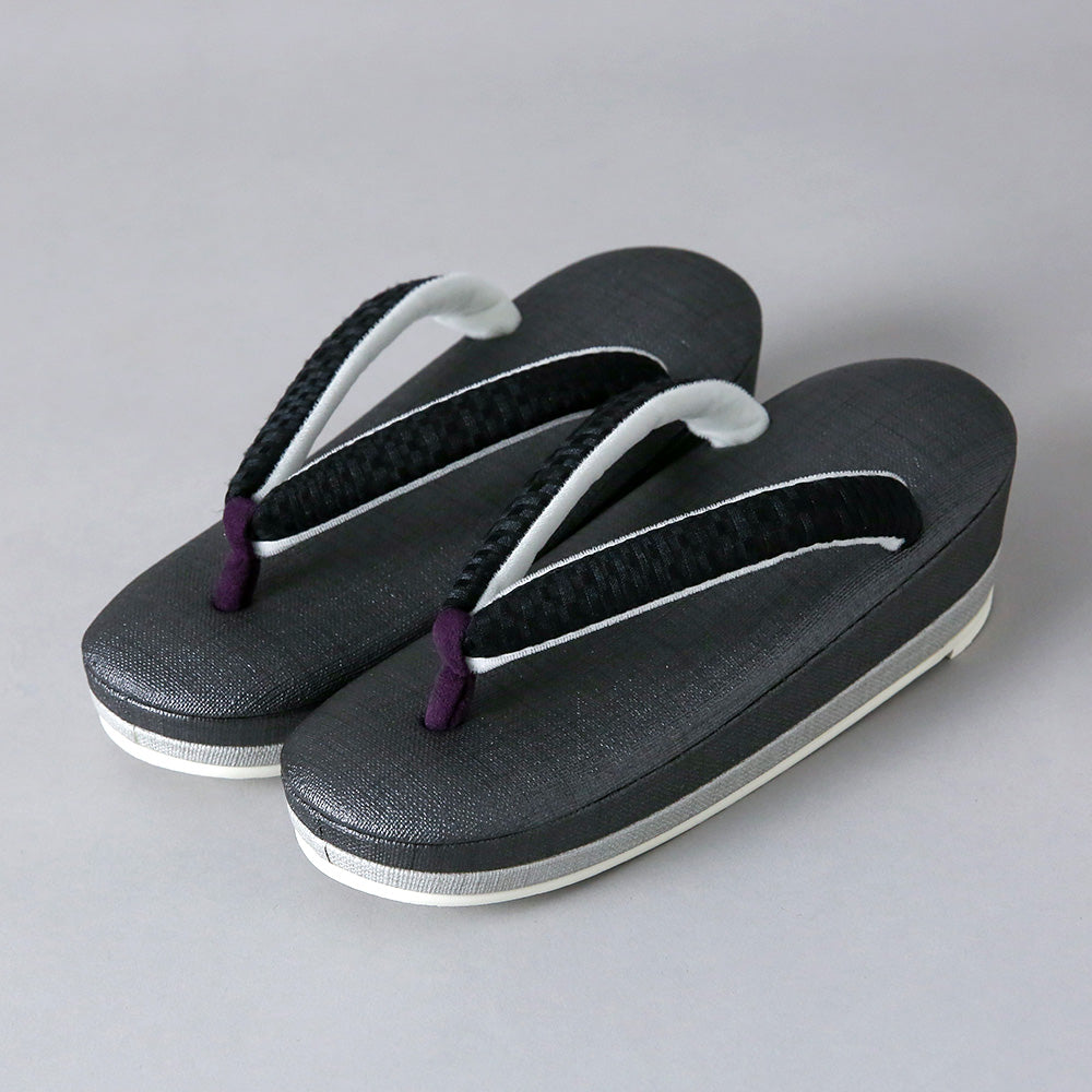 即納品|草履|ブラック