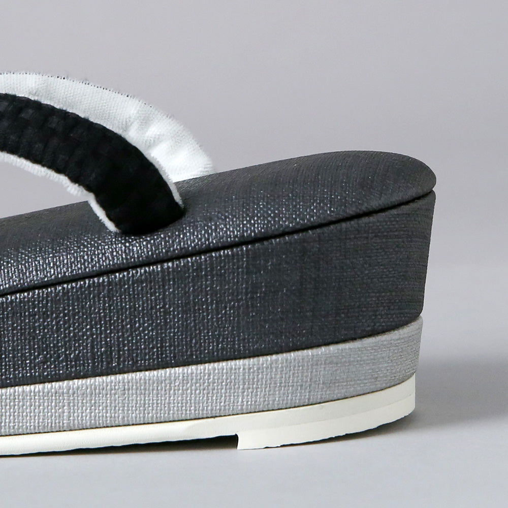 即納品|草履|ブラック