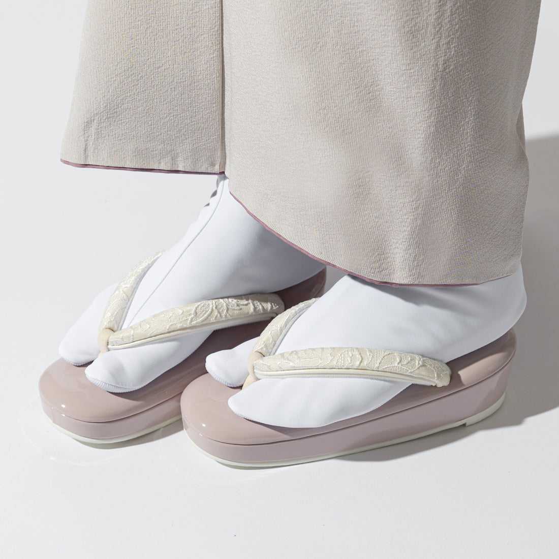 草履|シンデレラ|エナメル×レース