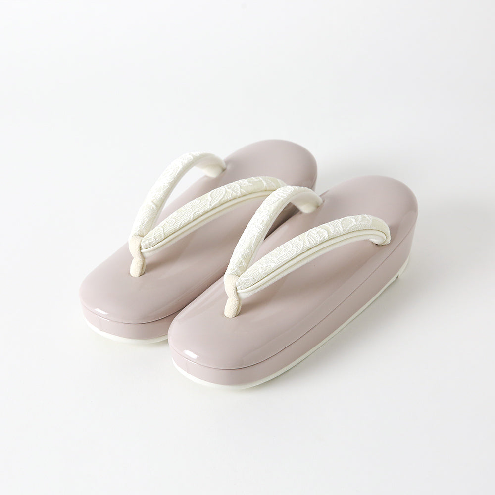 草履|シンデレラ|エナメル×レース