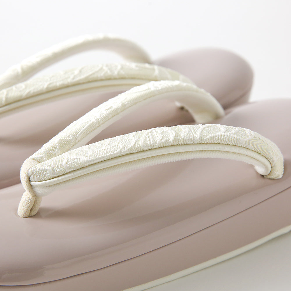 草履|シンデレラ|エナメル×レース