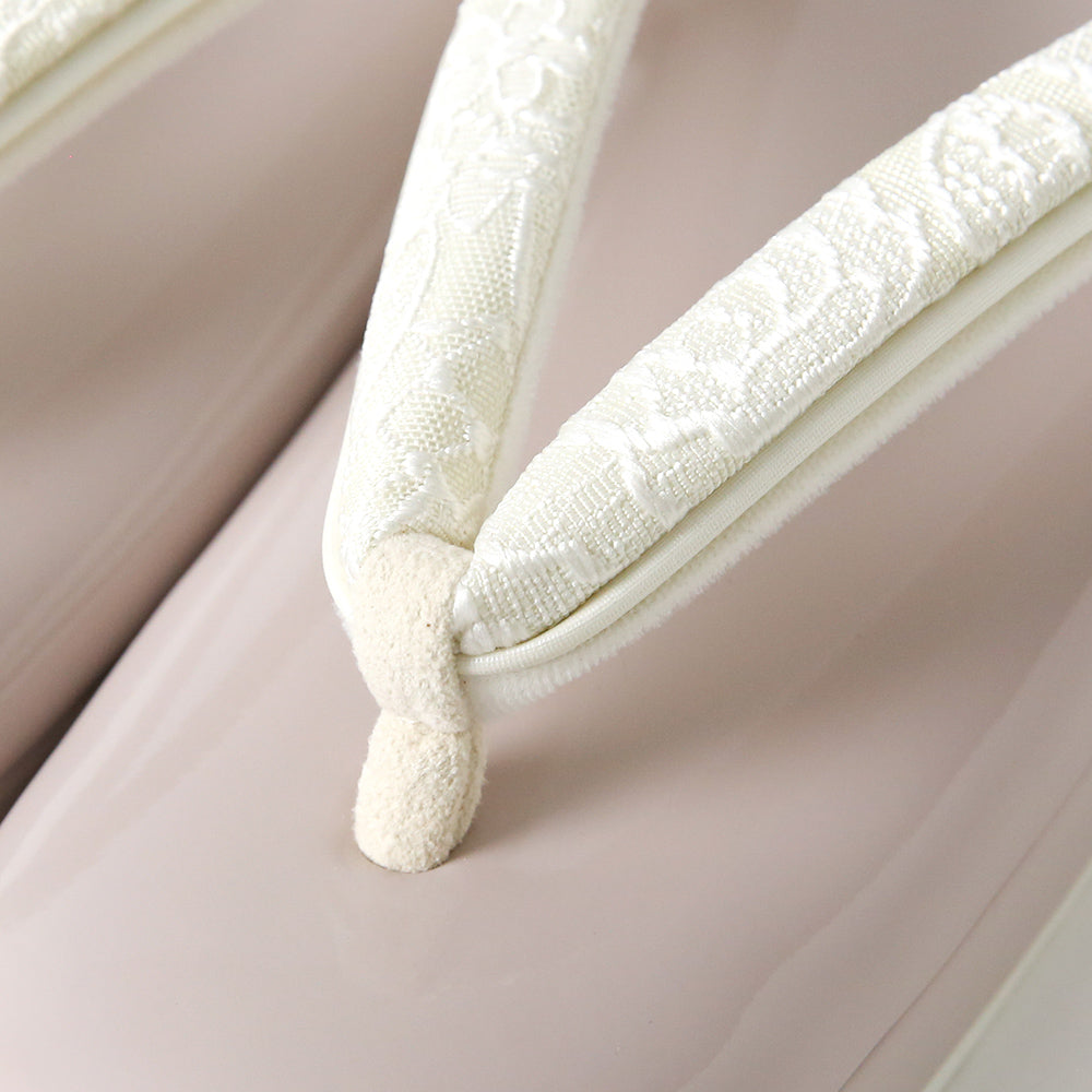 草履|シンデレラ|エナメル×レース