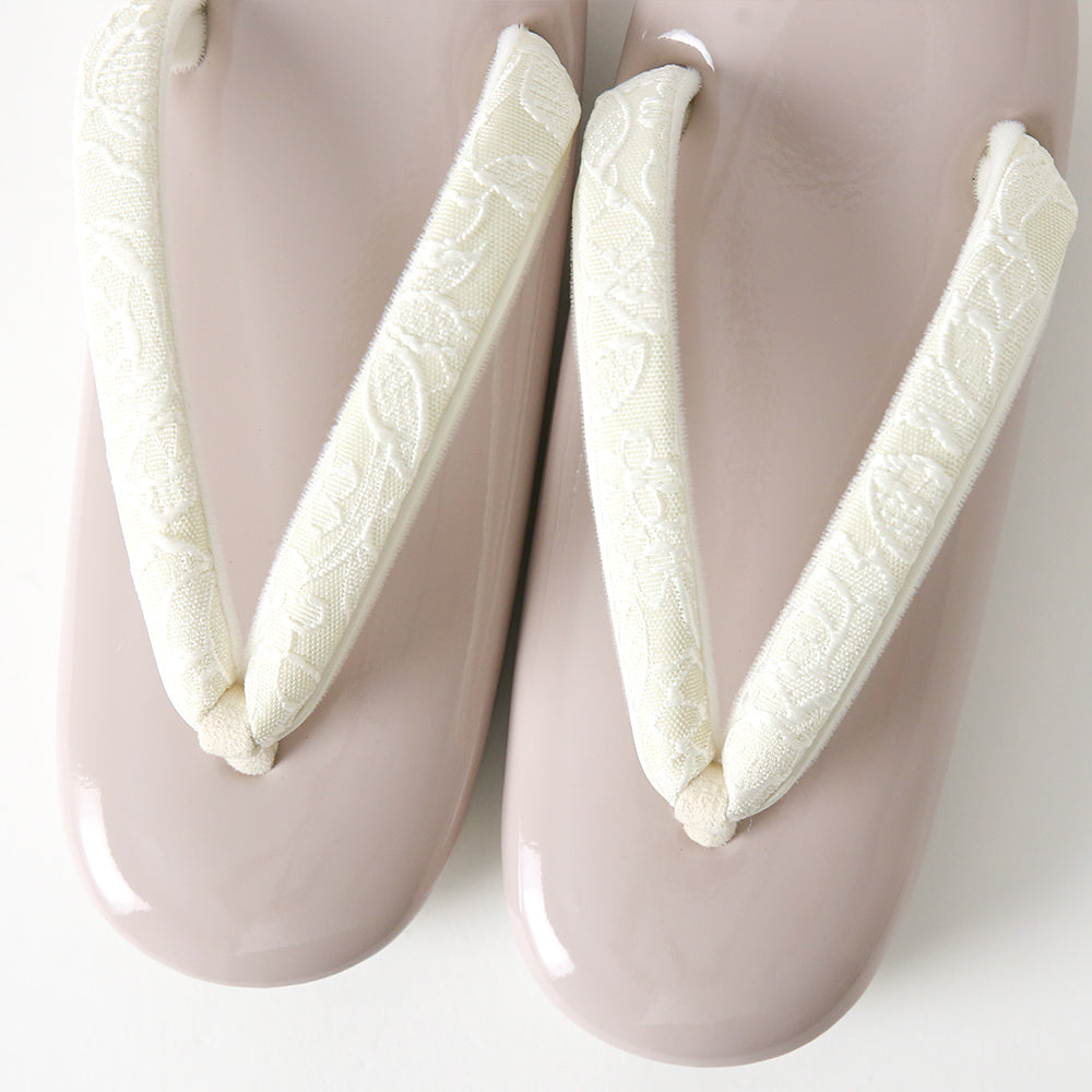 草履|シンデレラ|エナメル×レース