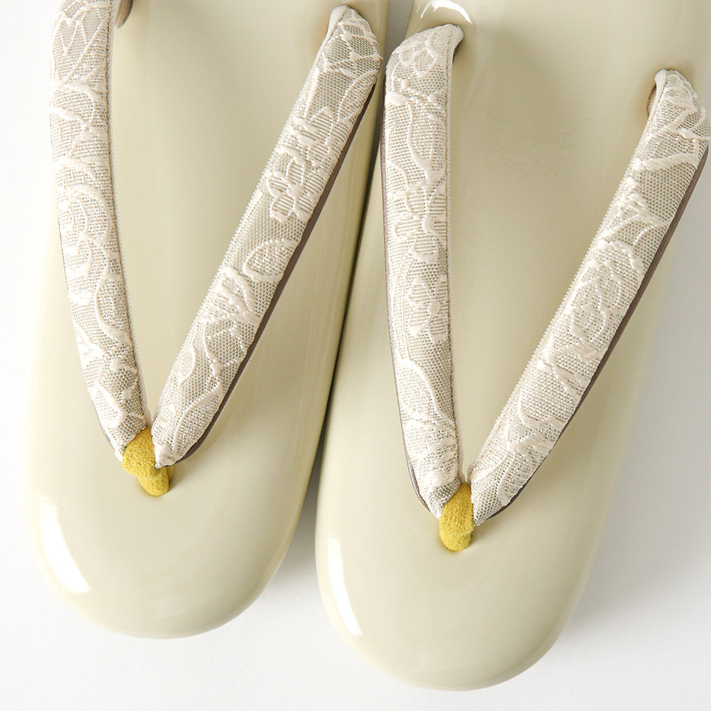 草履|シンデレラ|エナメル×レース