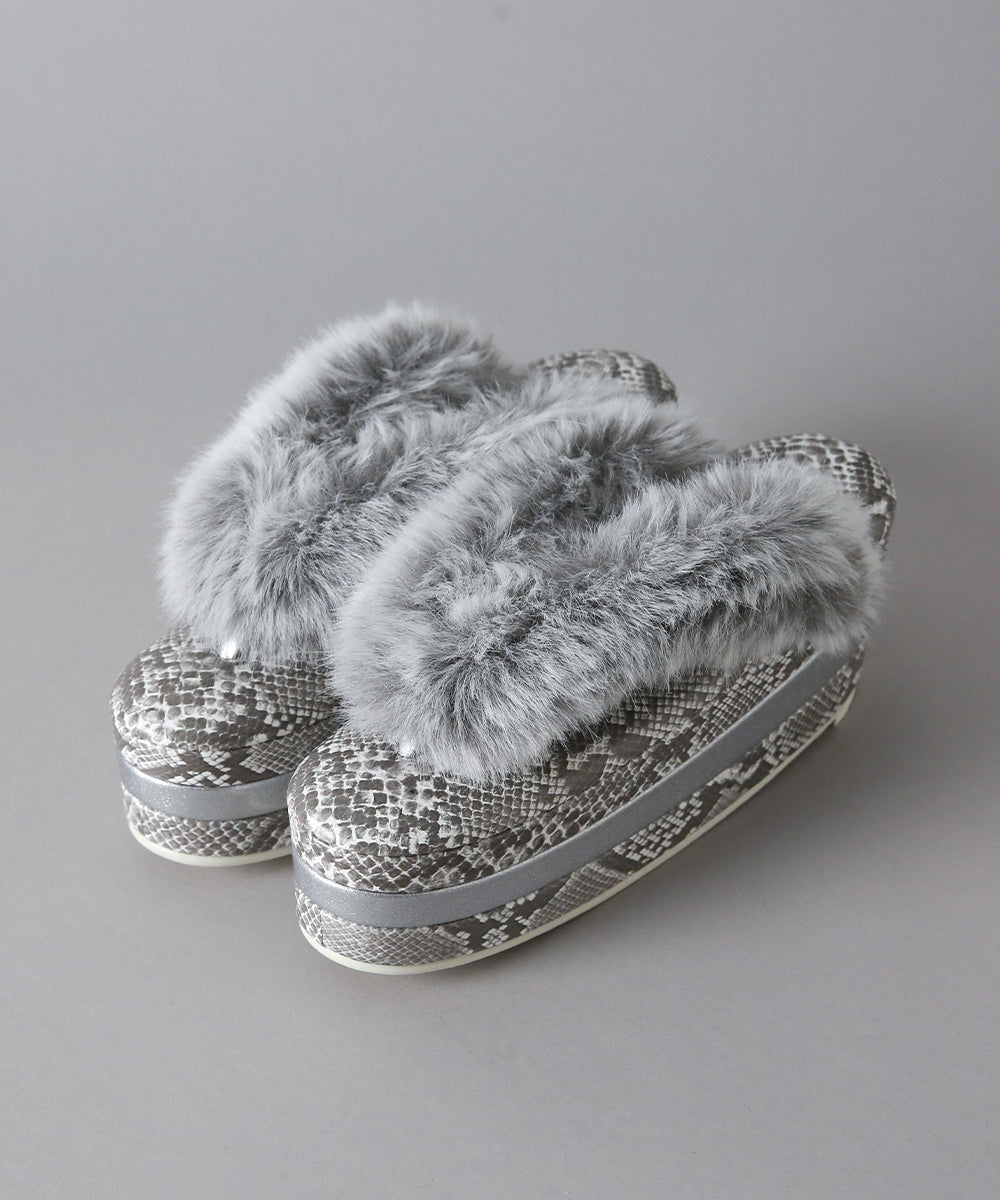 草履|モードファー厚底 -パイソン-