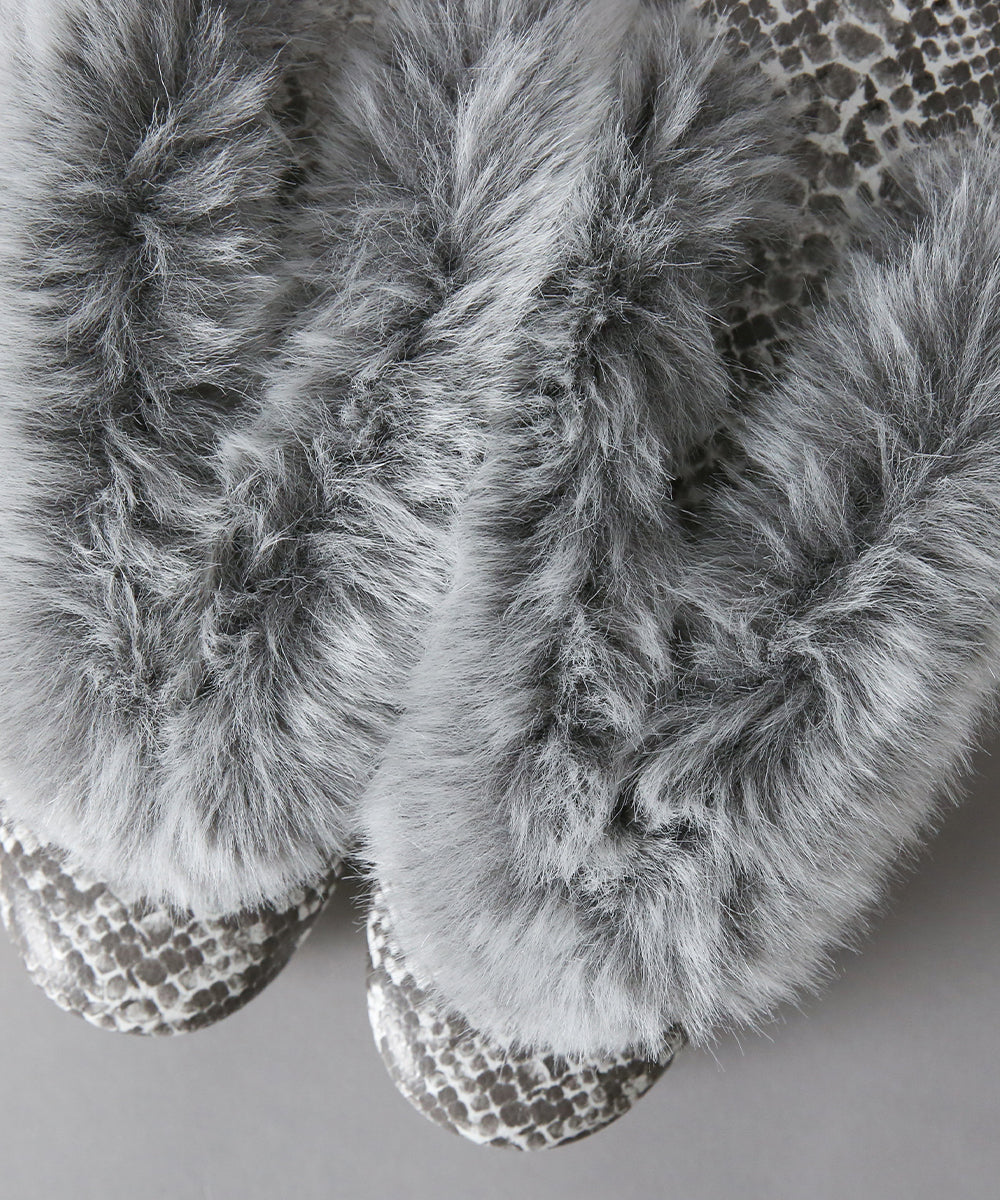 草履|モードファー厚底 -パイソン-