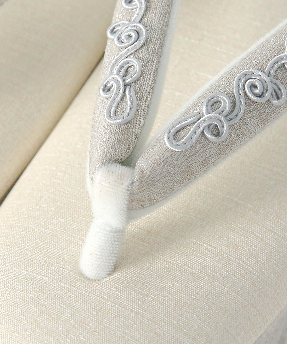 草履|コード刺繍デザイン