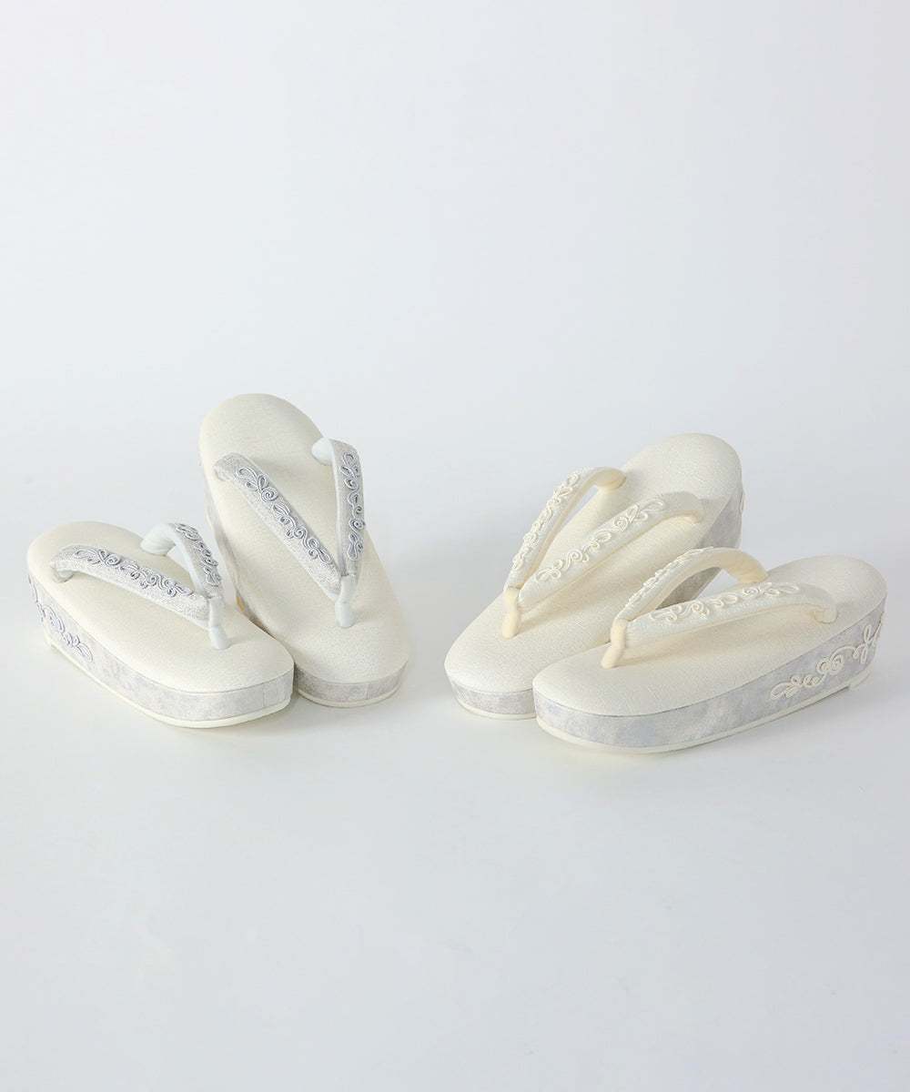 草履|コード刺繍デザイン