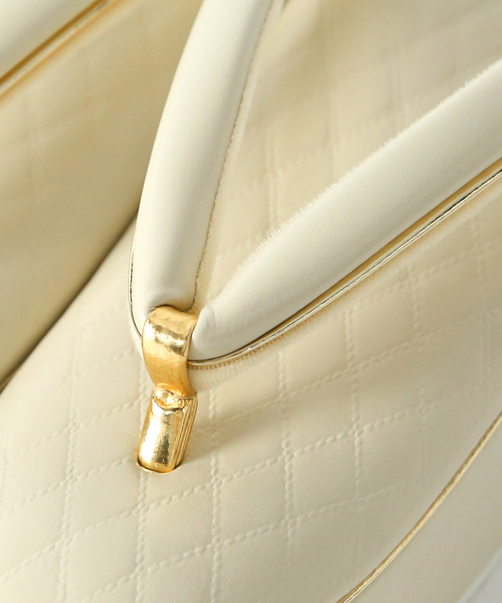 草履|ゴールドラインが映えるモダンな格子柄