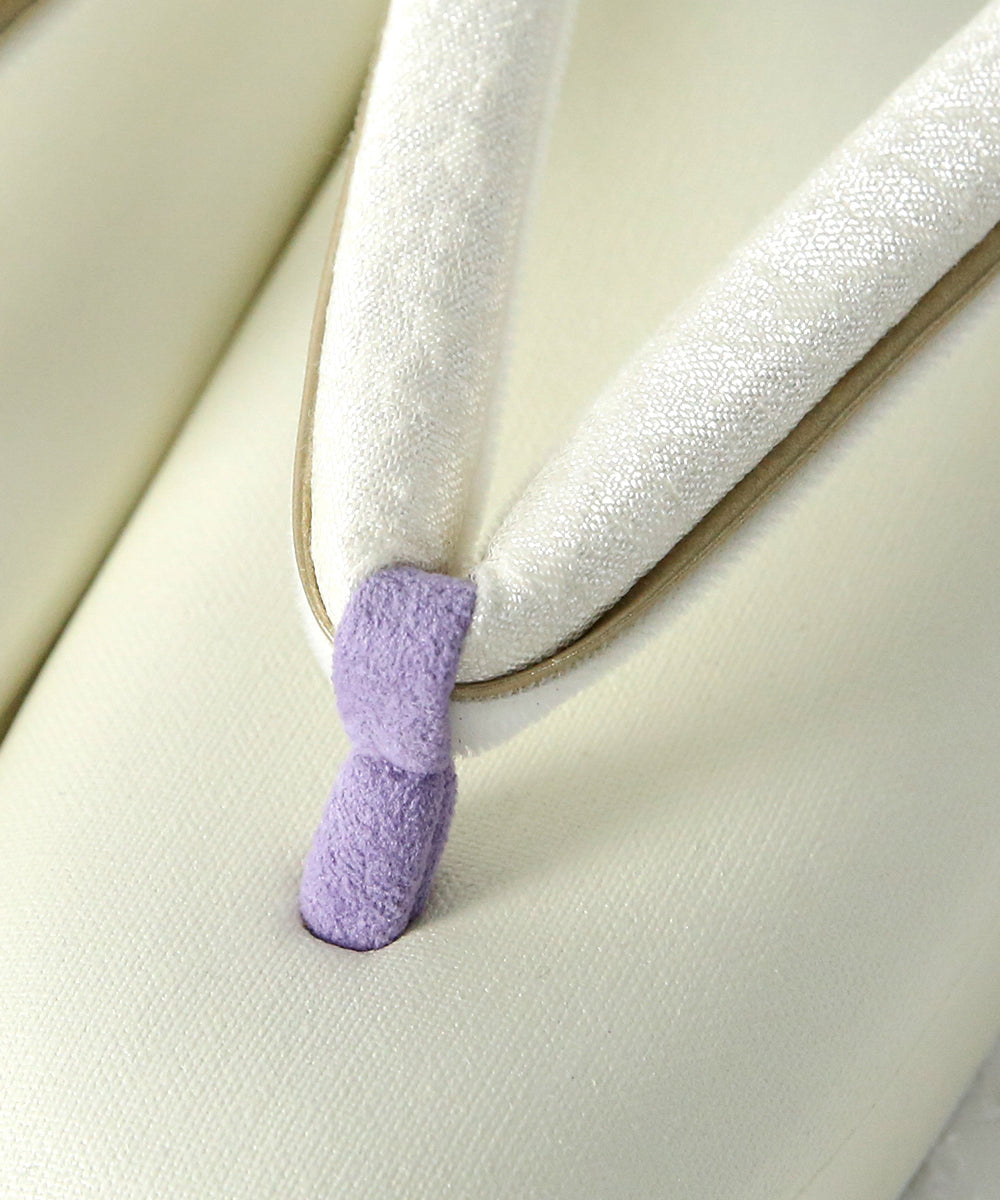 即納品|草履|亀甲柄 京刺繍