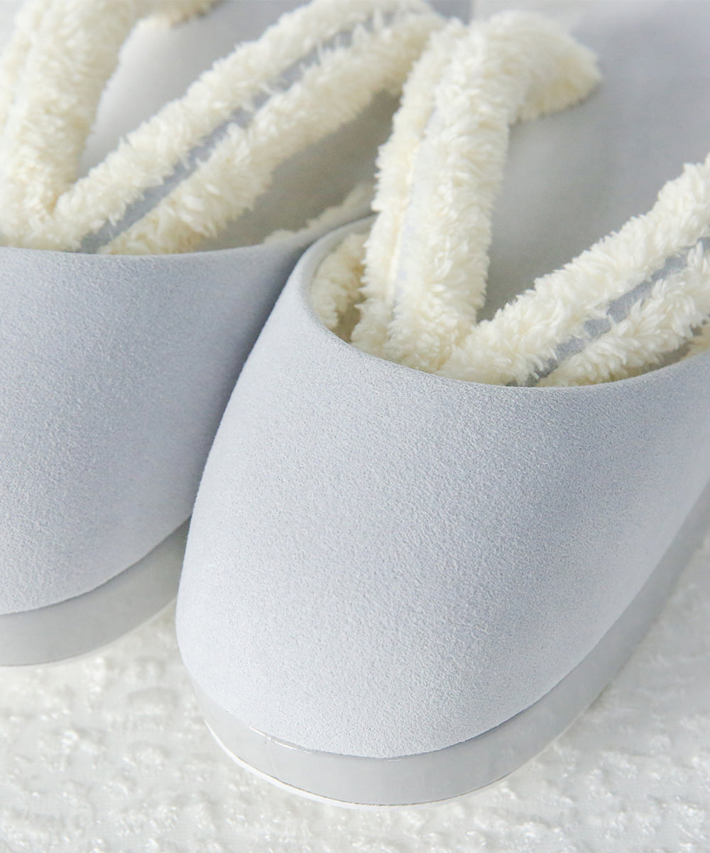 草履|ふんわりボアの防寒草履
