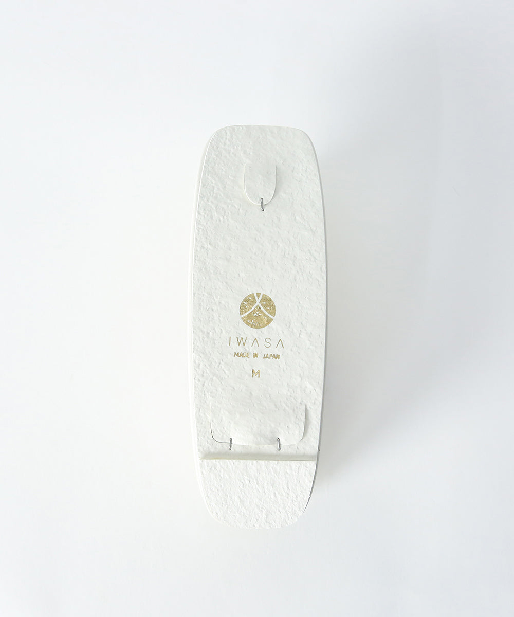 即納品|草履|IWASA × すなお 尾州織鼻緒 銀嶺-GINREI-