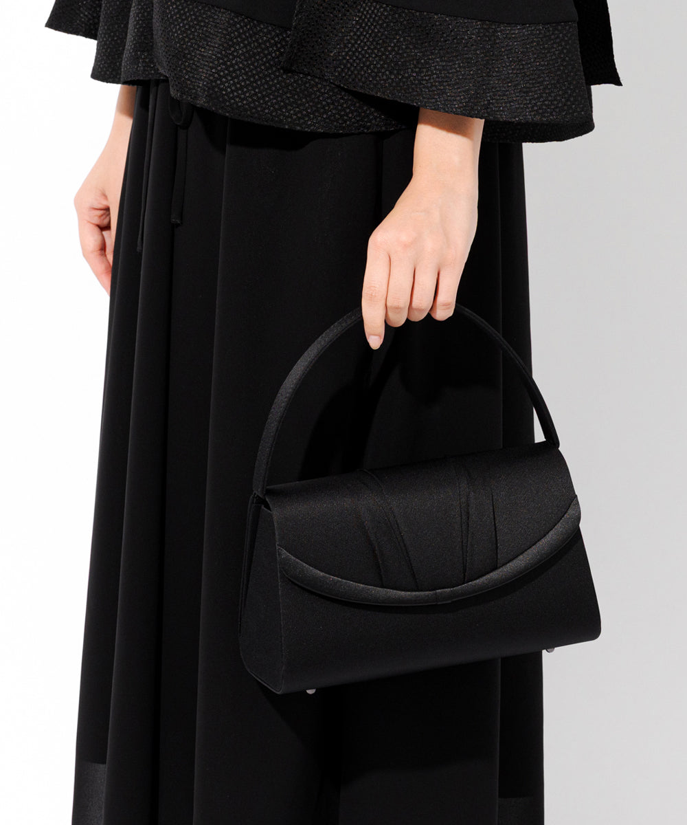 pleated formal bag