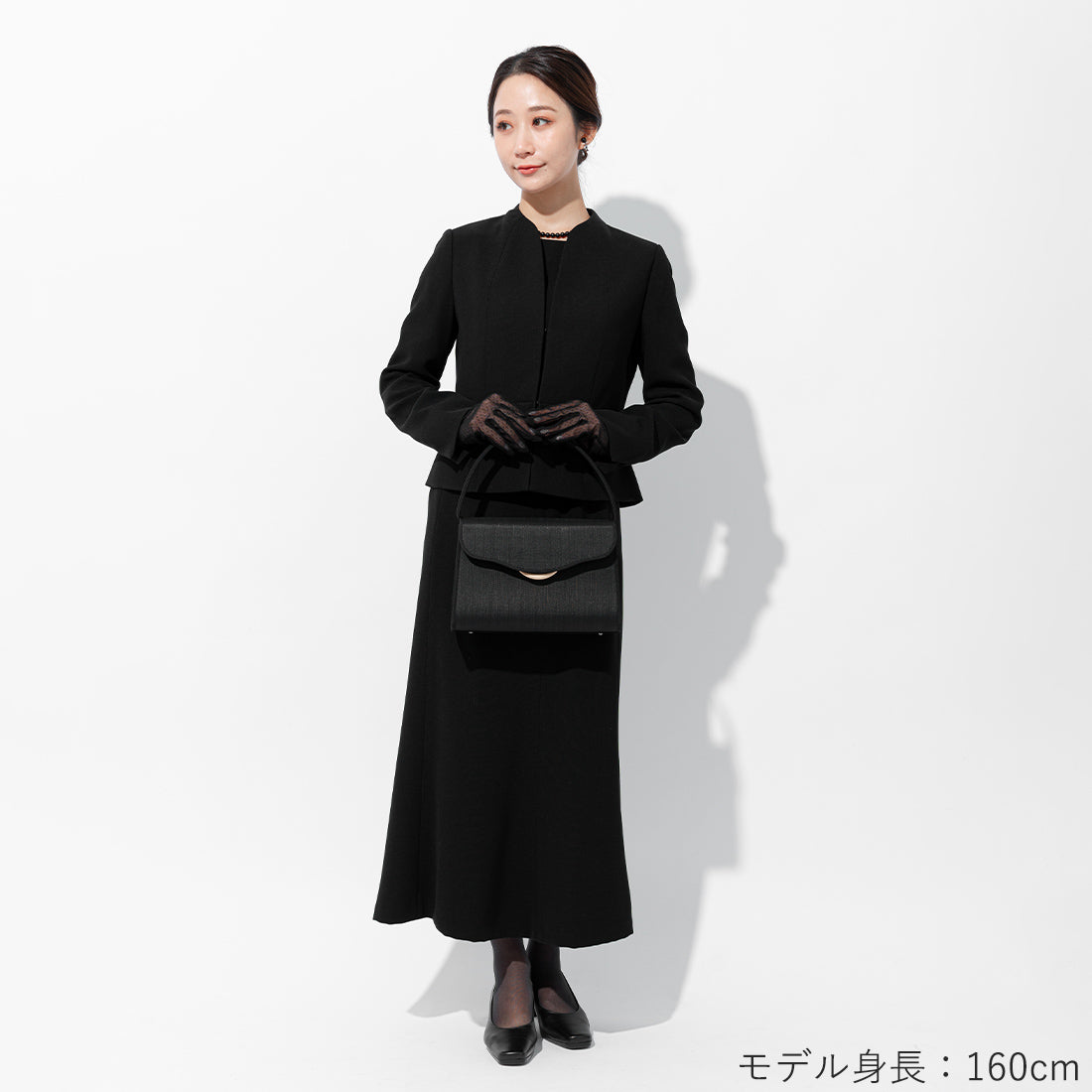 Horsehair formal bag <with gold fittings for both congratulations and condolences/trapezoid type>