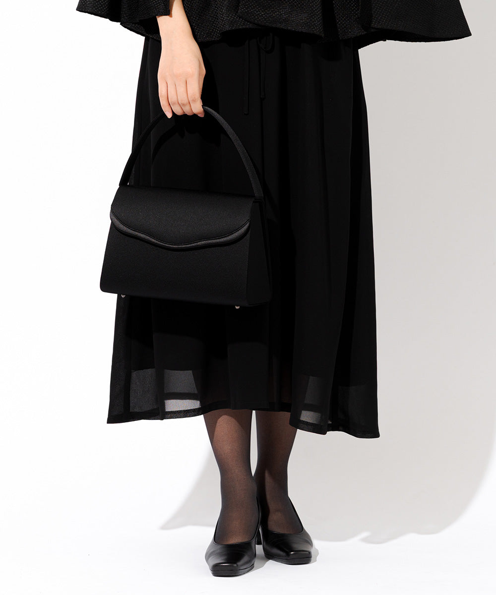 スカラサテン切替フォーマルバッグ3点セット