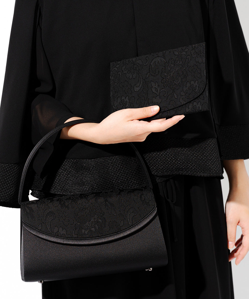 米沢織使いフォーマルバッグ&袱紗2点セット