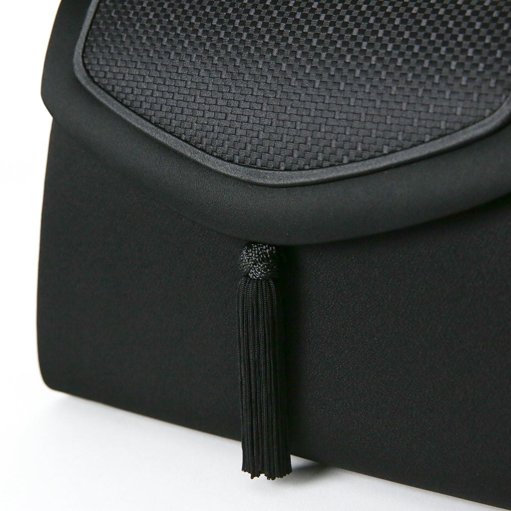 タッセル付き博多織フォーマルバッグ