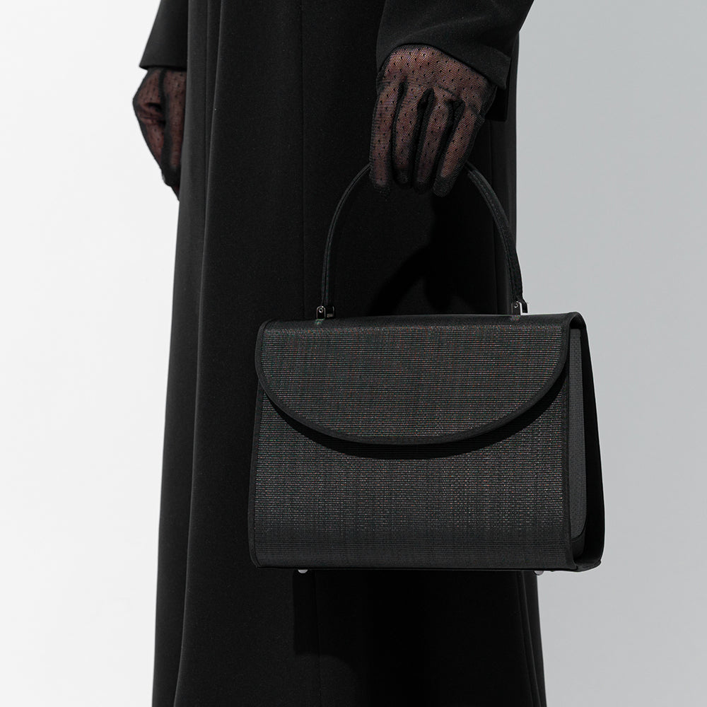 ホースヘアフォーマルバッグ<慶弔兼用ゴールド金具付き/手管台形タイプ>