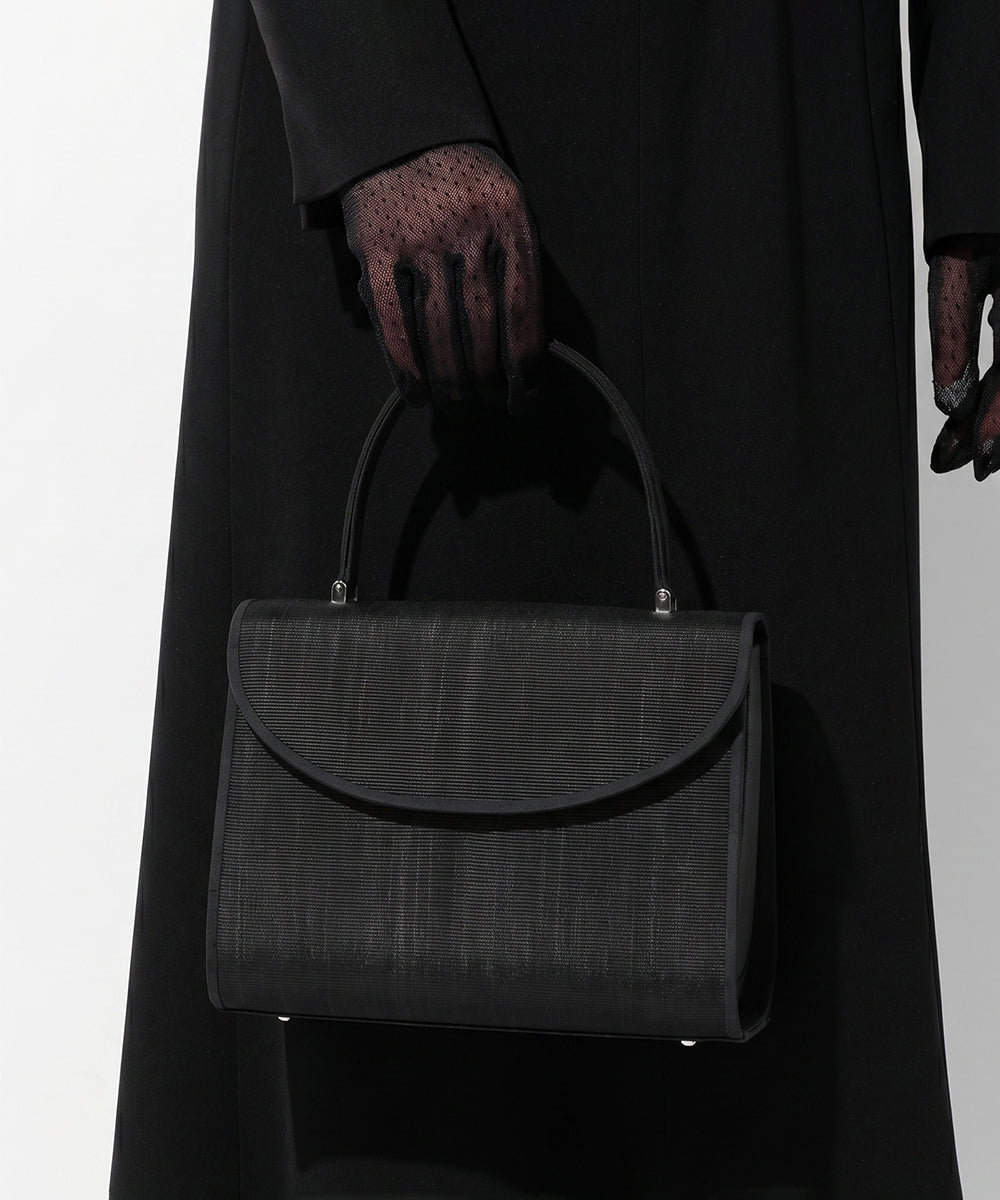 ホースヘアフォーマルバッグ<慶弔兼用ゴールド金具付き/手管台形タイプ>