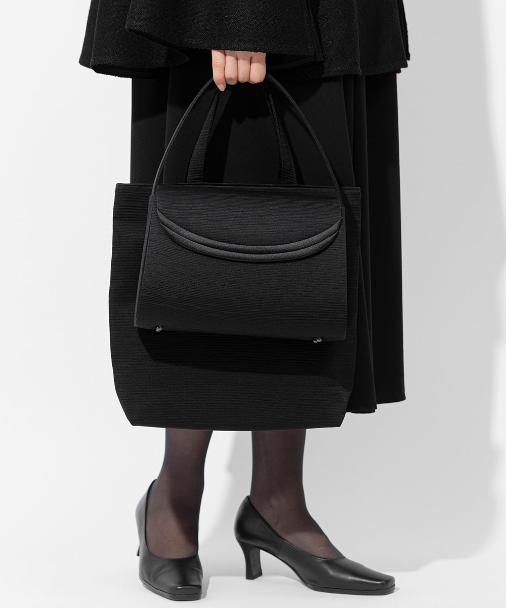 Yonezawa woven formal bag with built-in magnet