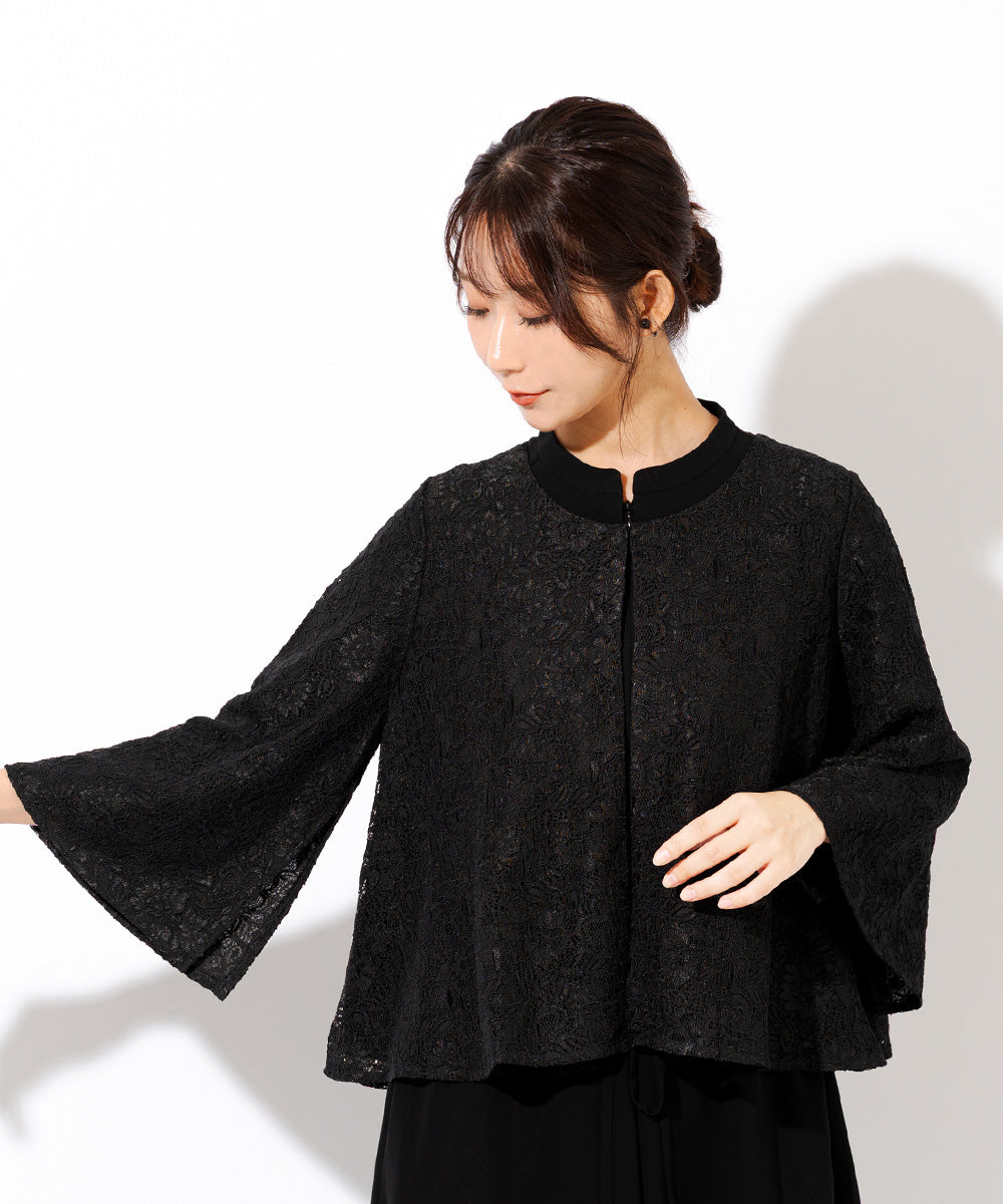 all lace formal cape