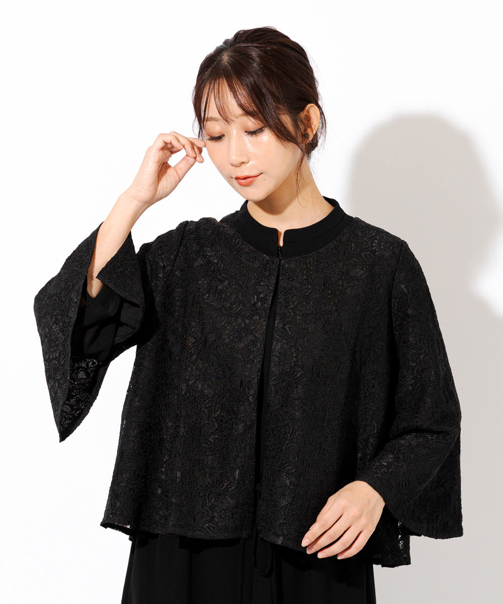 all lace formal cape