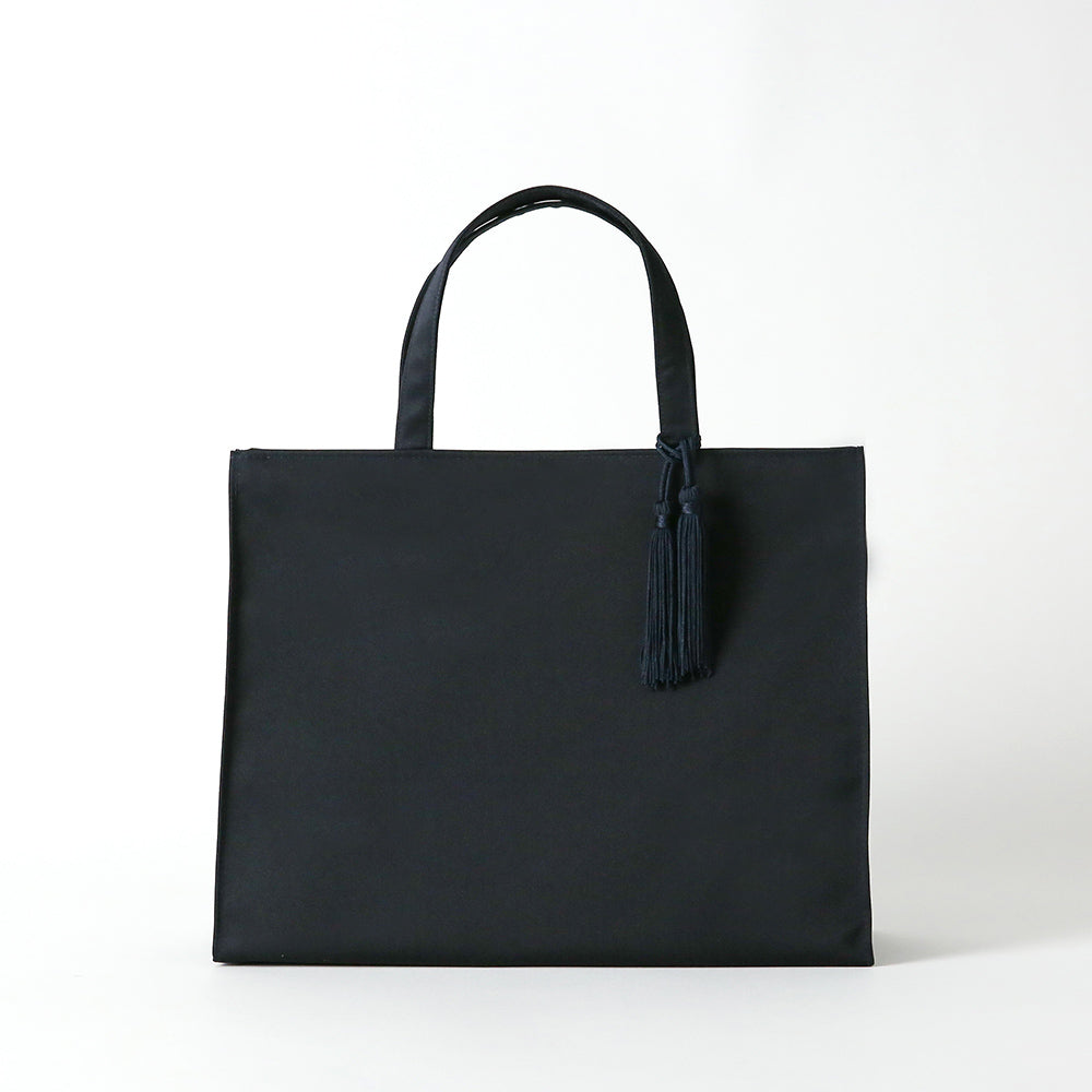 【お受験対応】タッセル付き濃紺サブバッグ 岩佐オフィシャルショップ<フォーマルバッグ・和装バッグ・草履>【公式サイト】