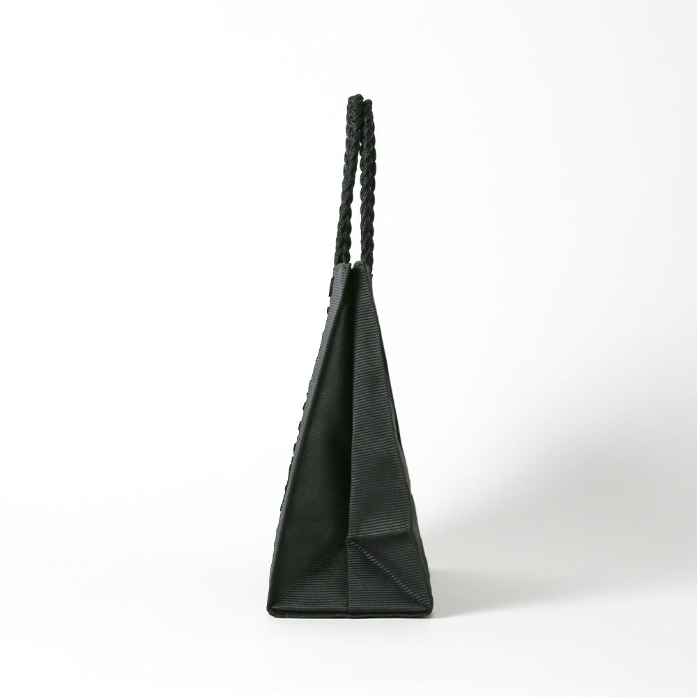 コード刺繍三つ編み手サブバッグ