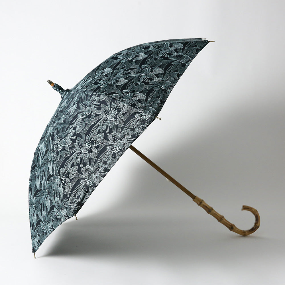 Floral Embroidered Parasol Long