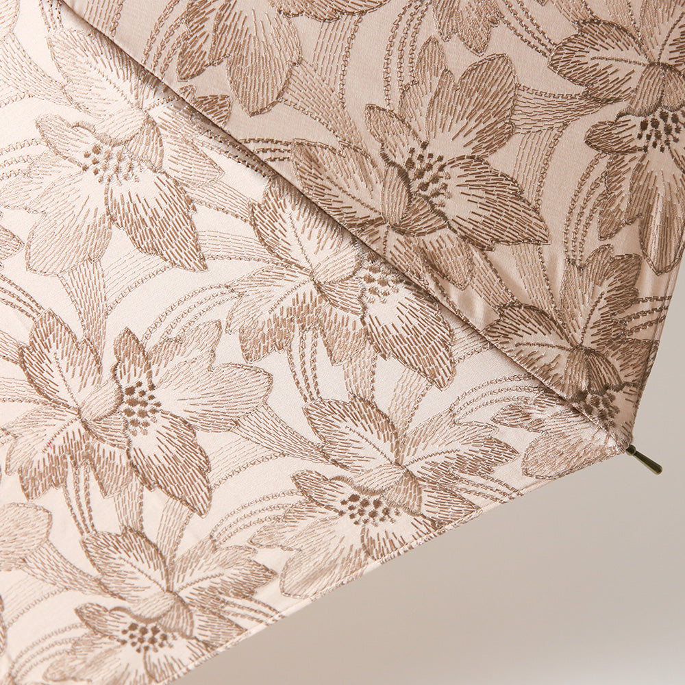Floral Embroidered Parasol Long
