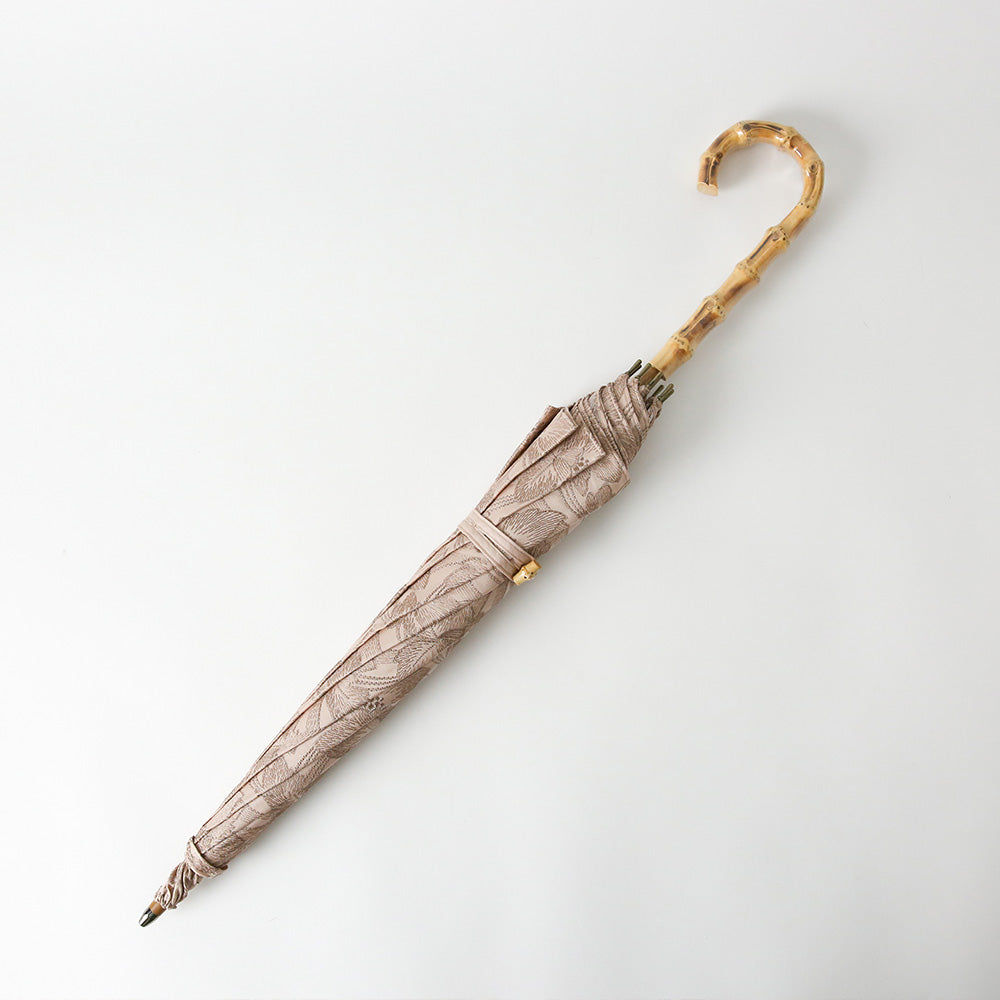 Floral Embroidered Parasol Long