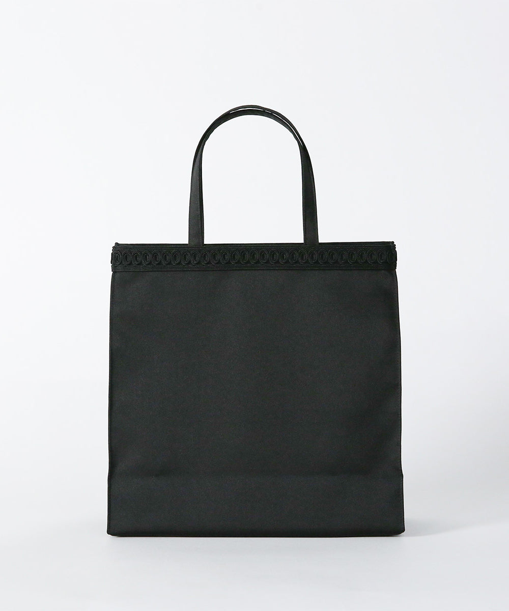 Cord embroidery formal bag & handbag set