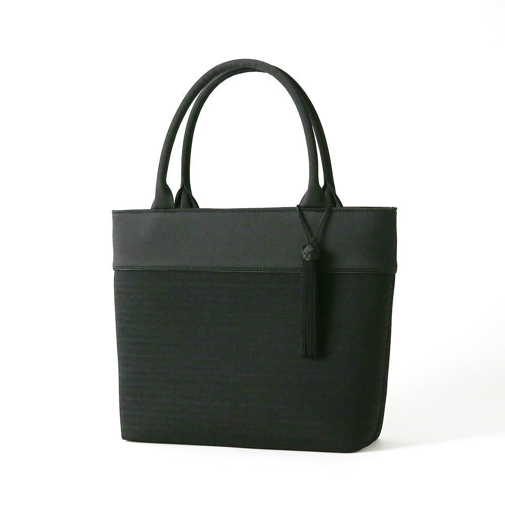 タッセル付き米沢織トートバッグ