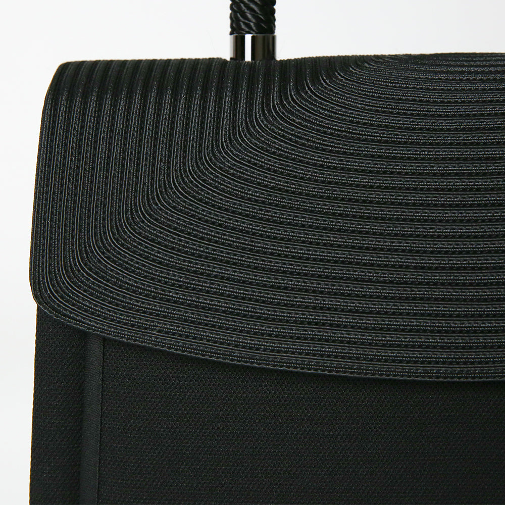 YUMI KATSURA|コード刺繍ブラックフォーマルバッグ 岩佐オフィシャルショップ<フォーマルバッグ・和装バッグ・草履>【公式サイト】