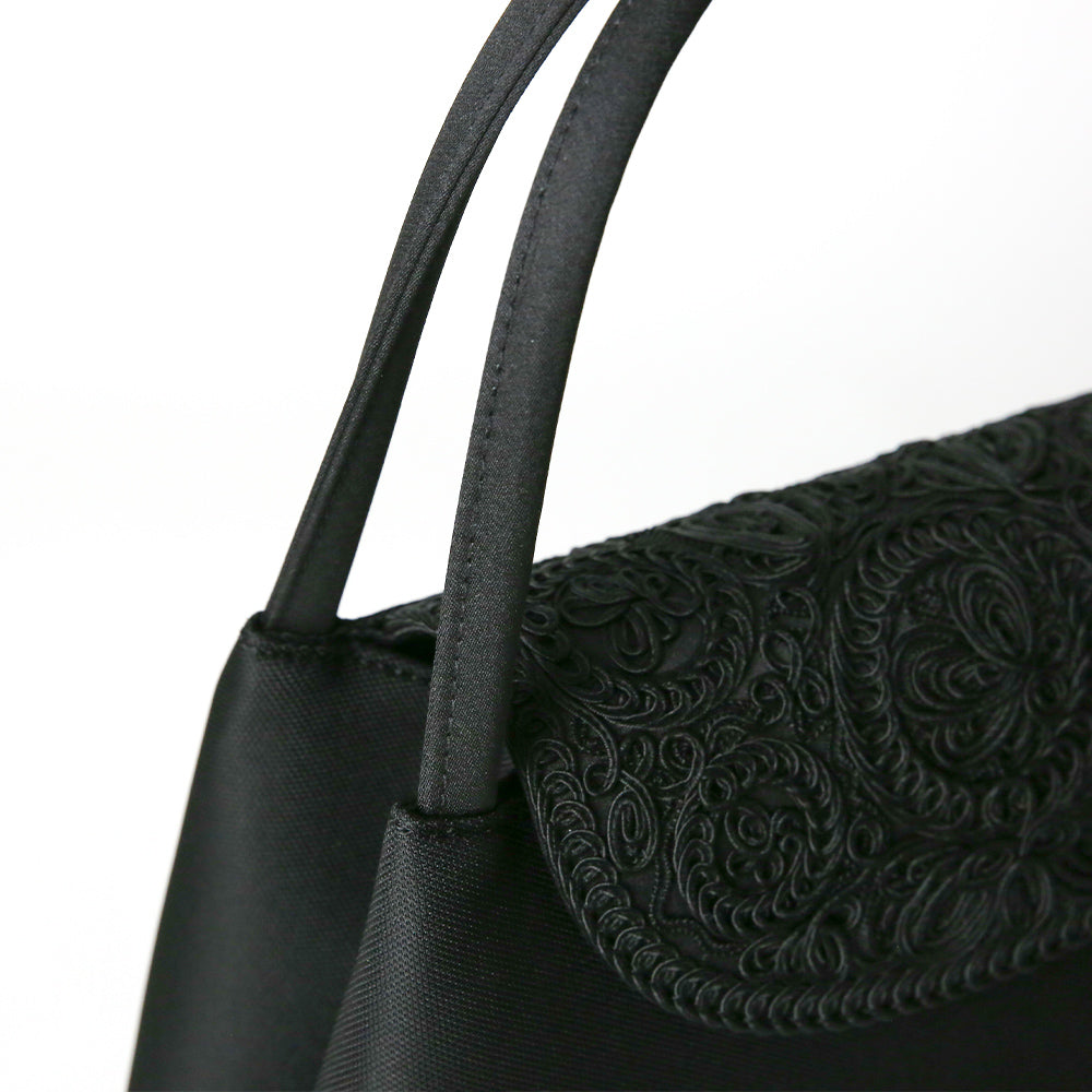 コード刺繍ソフトフォーマルバッグ