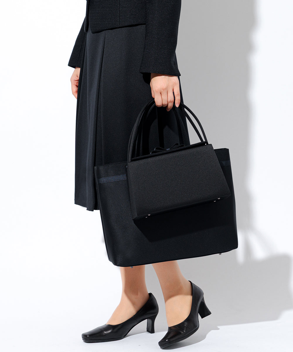 YUMI KATSURA|濃紺バッグ2点セット