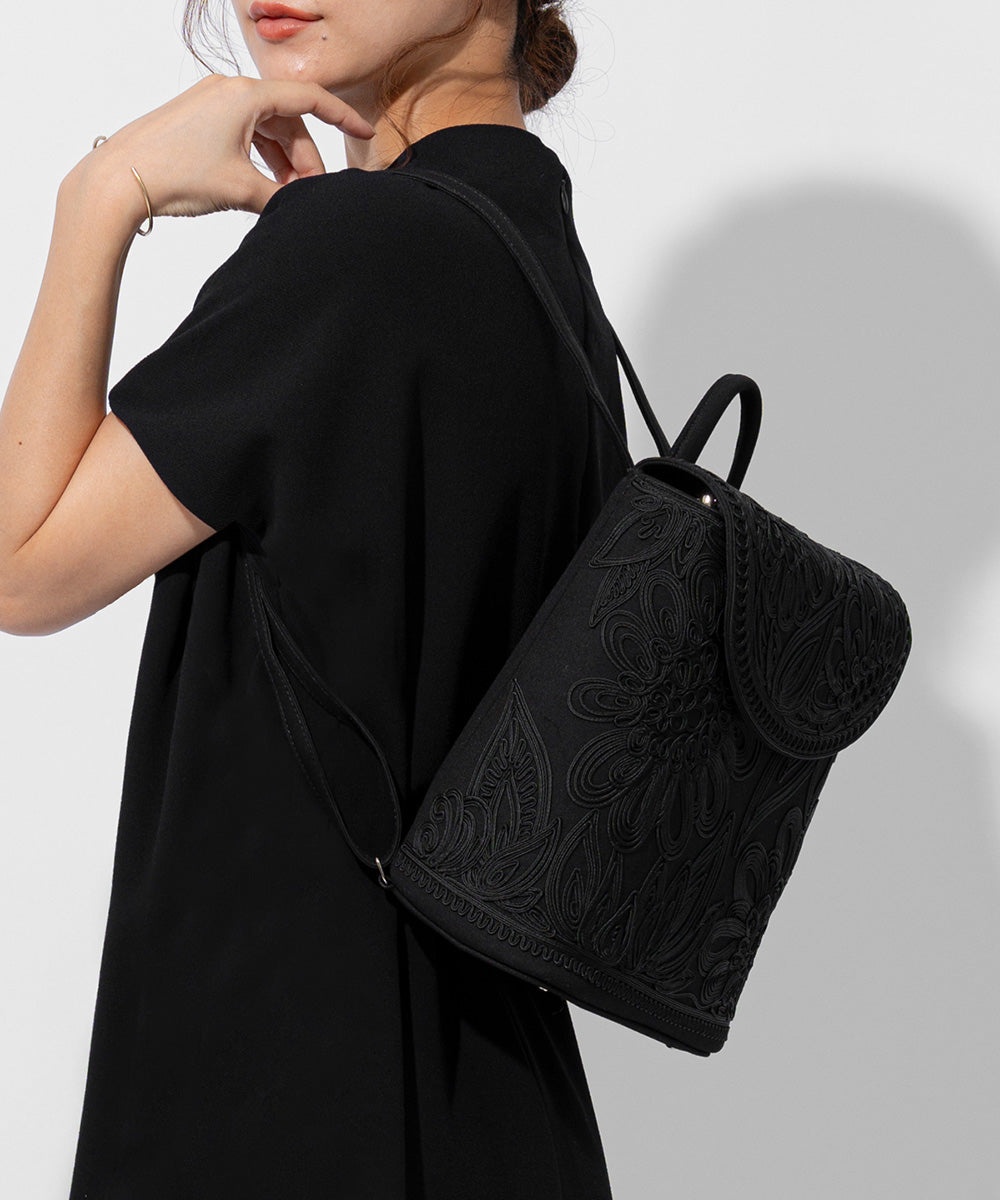 エレガントコード刺繍リュック 岩佐オフィシャルショップ<フォーマルバッグ・和装バッグ・草履>【公式サイト】