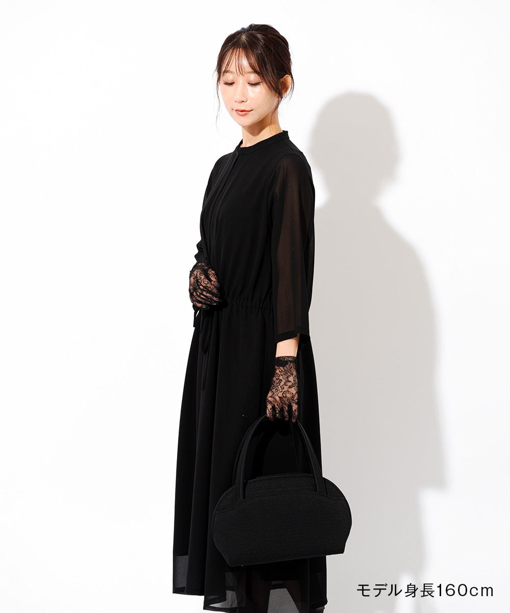 米沢織シェル型フォーマルバッグ