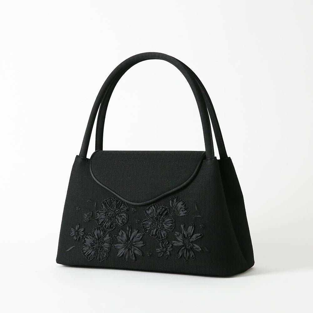【アウトレット44%OFF】リボン刺繍ソフトフォーマルバッグ
