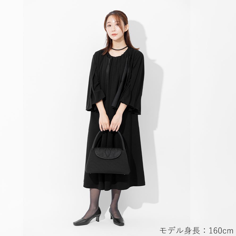 【セット割14%OFF】コード刺繍フォーマルバッグ&ふくさ&草履セット|すなおモデル