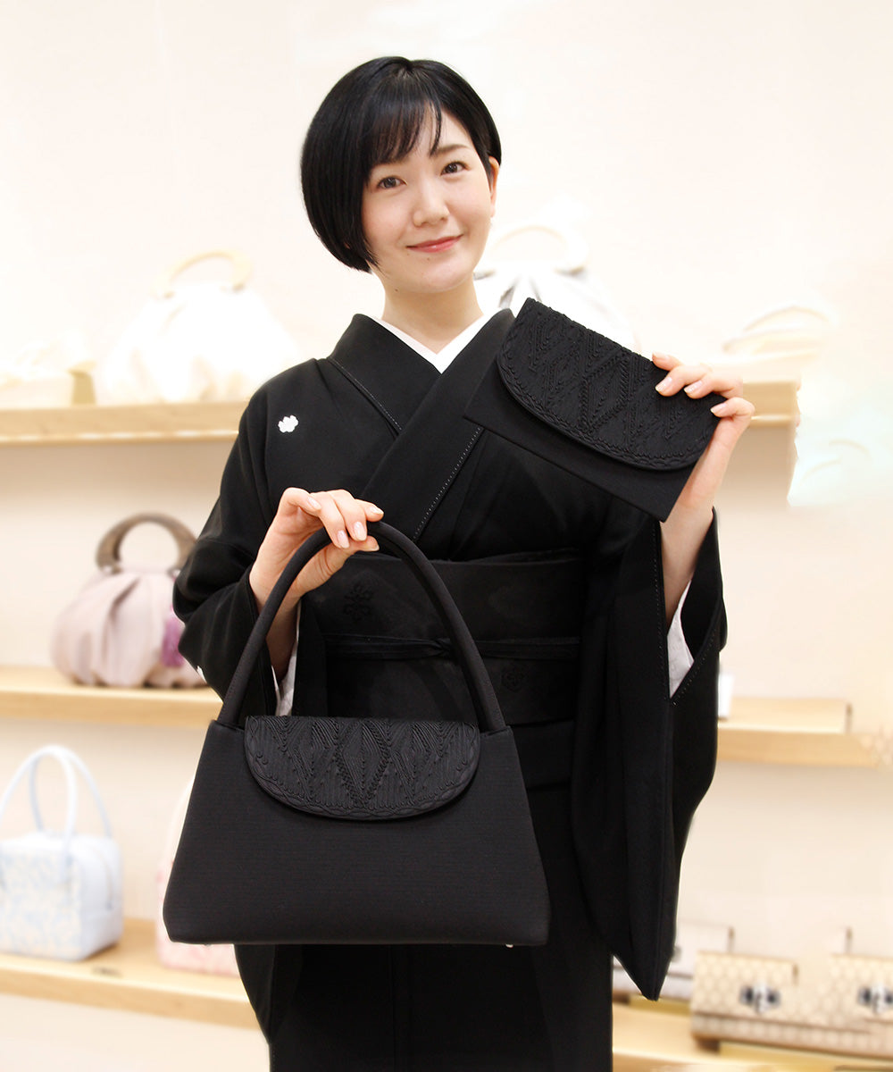 Cord embroidery formal bag | Sunao model