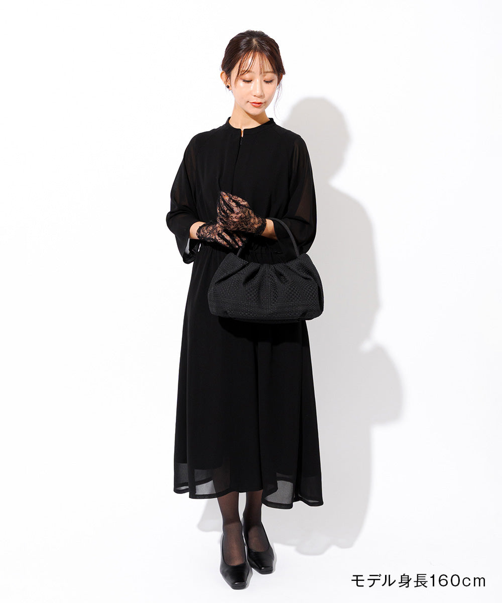 ドレープ ブラック M