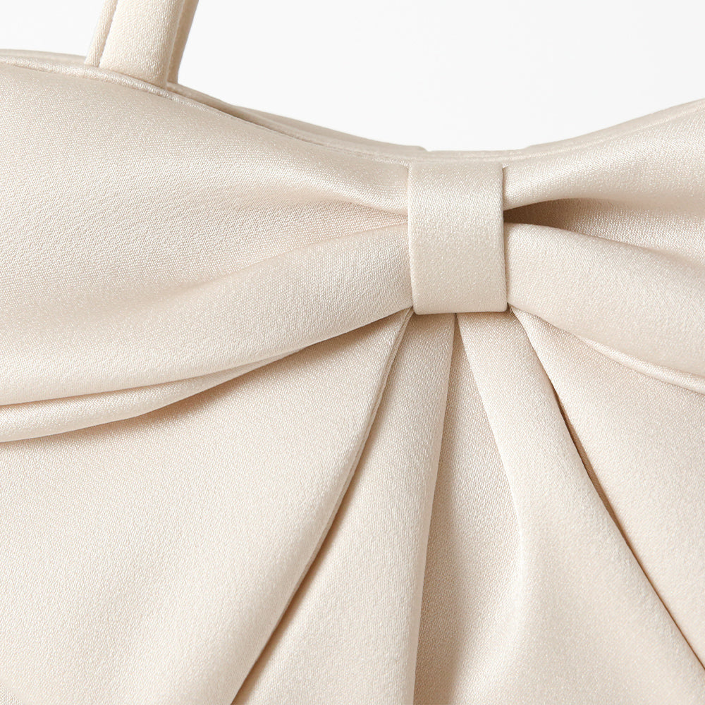 Double-sided ribbon color soft bag