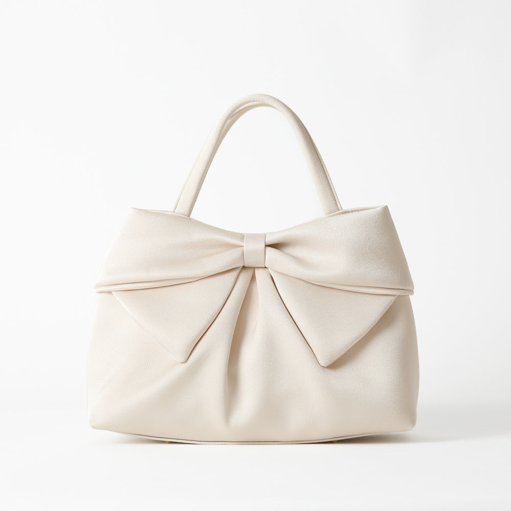 Double-sided ribbon color soft bag